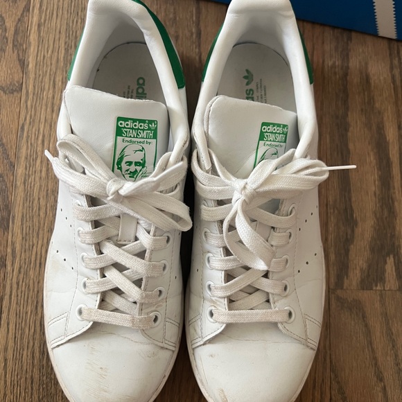 adidas Shoes - Adidas Stan Smith White/Green Size 9/41.5